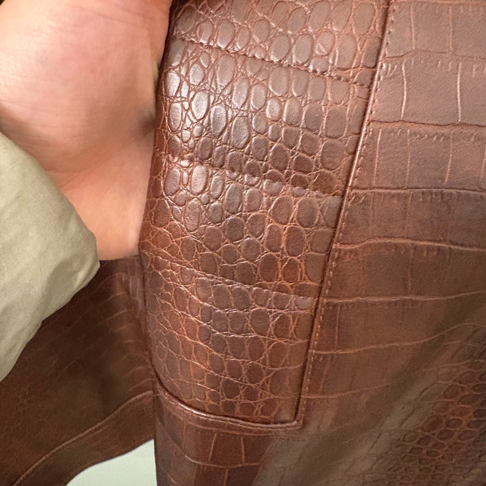 House of Sunny take a trip racer Brown Jacket - Picture 9 of 15